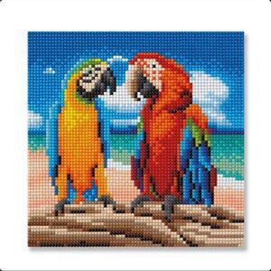Parrots Painting Diamond Art Kit by Make Market